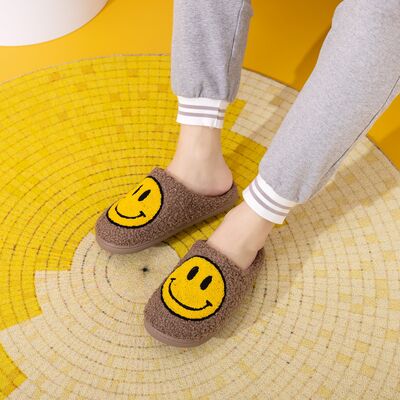 Melody Smiley Face Slippers